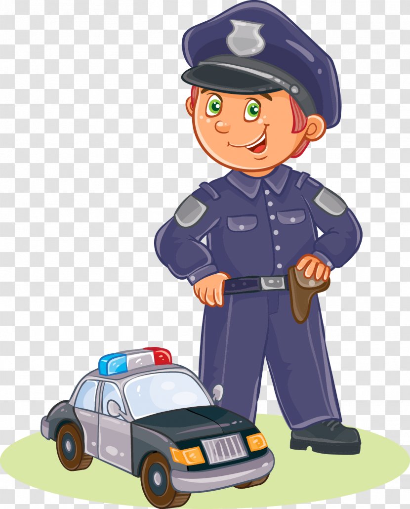 Police Officer Cartoon Child - Play Transparent PNG