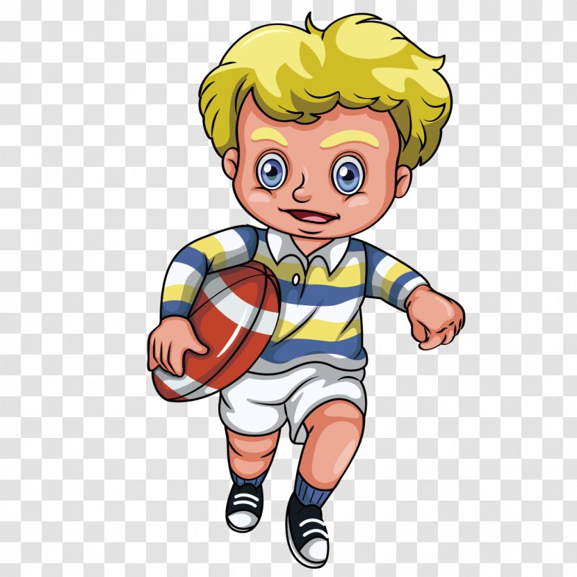 Rugby Football Union Player Clip Art - Play - Vector Transparent PNG