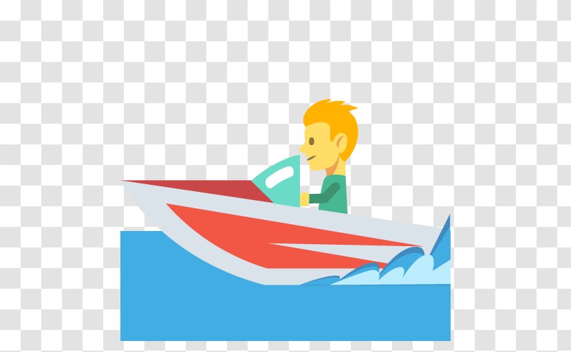 Emoji Motor Boats SMS Text Messaging Launch - Human Behavior - Suspension Island Transparent PNG