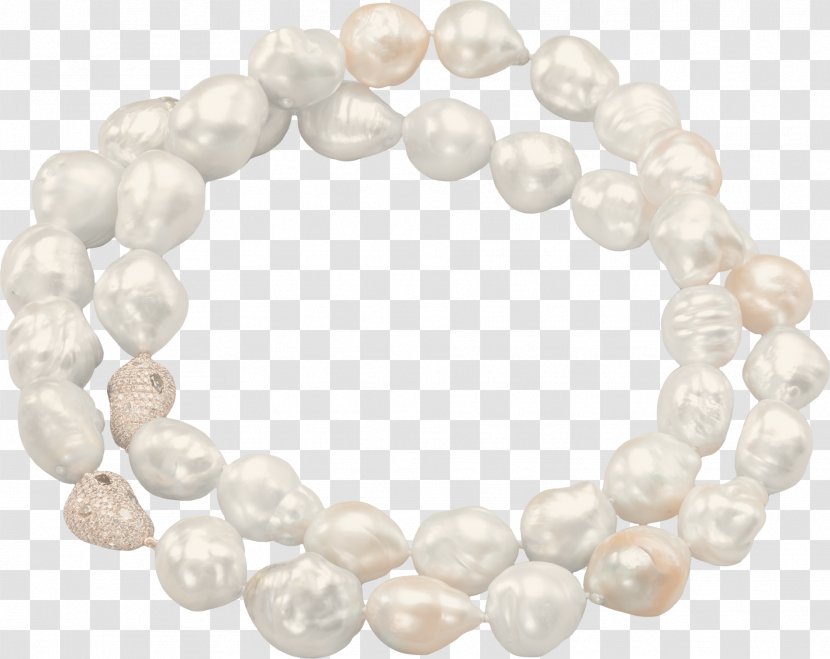 Pearl Necklace Jewellery - White Transparent PNG