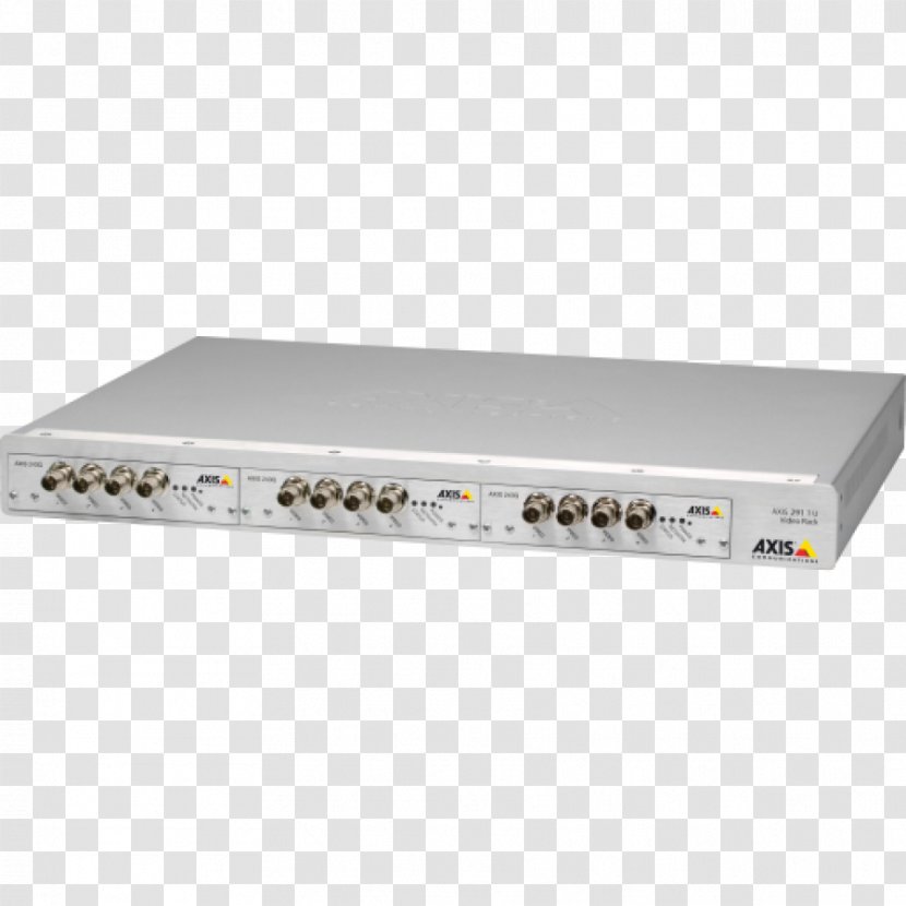 Video Servers Axis Communications Rack Unit 19-inch Computer - Rf Modulator - Server Transparent PNG