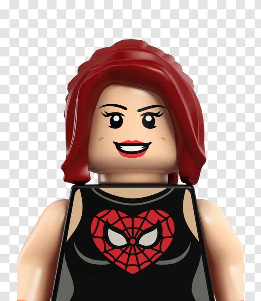 Mary Jane Watson Lego Marvel Super Heroes Marvel's Avengers Spider-Man Wanda Maximoff - Superhero - Spider-man Transparent PNG