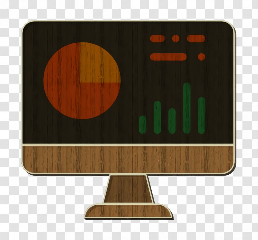 Monitor Icon Analytics Office Elements - Signage - Rectangle Transparent PNG