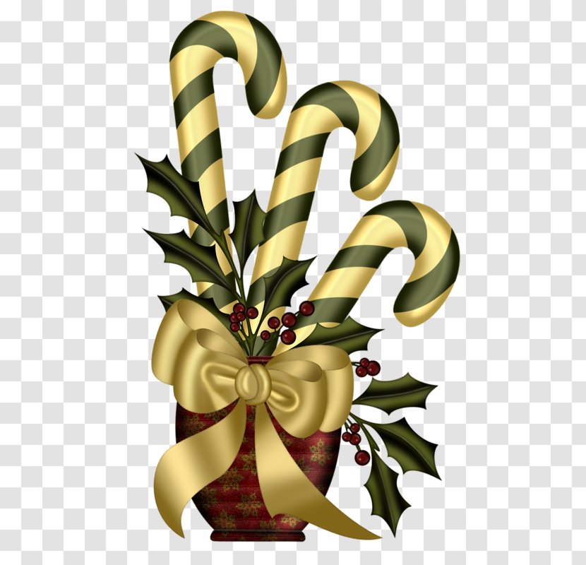 Candy Cane Santa Claus Christmas Decoration Clip Art - Jesus - Lovely Vase Transparent PNG