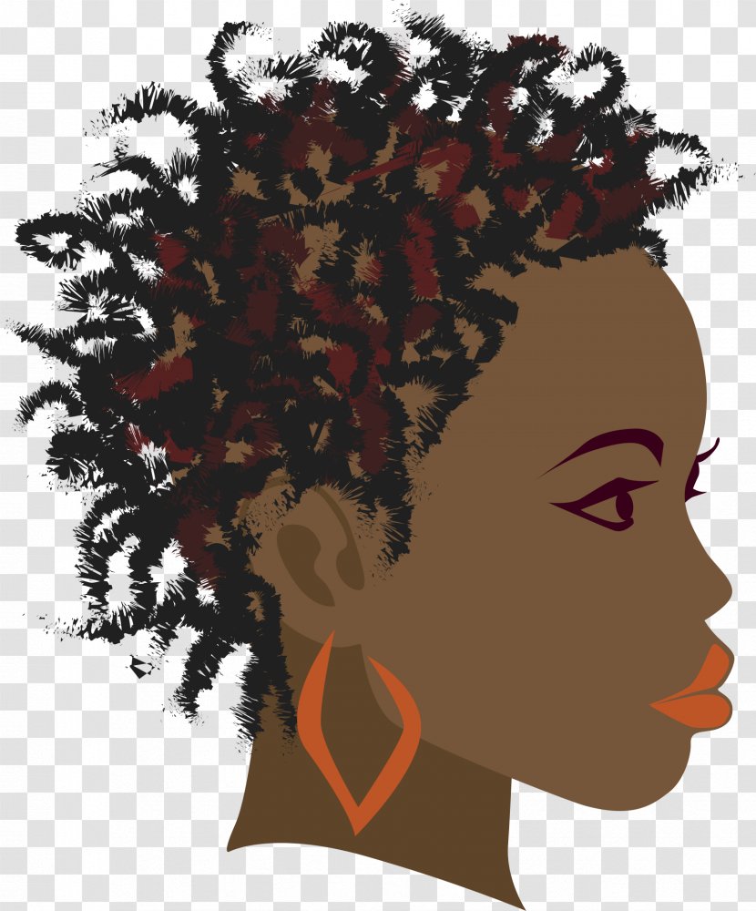 Africa Braid Woman Black Clip Art - Watercolor - Hairstyle Transparent PNG