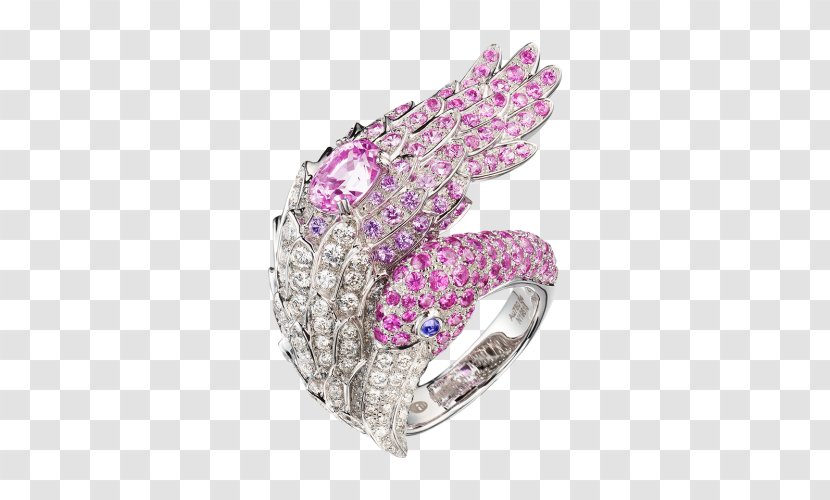 Boucheron Ring Sapphire Jewellery Flamingo Transparent PNG