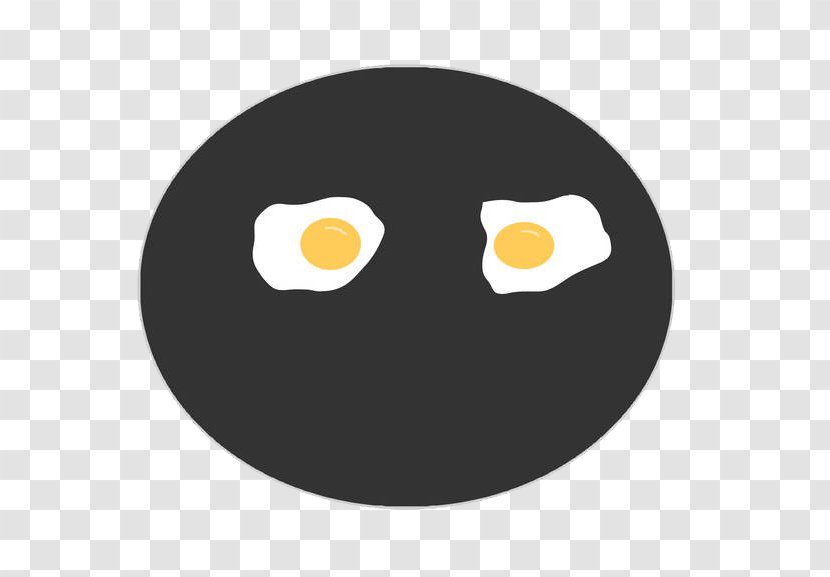 Yellow Circle Animal - Hand-painted Eggs Transparent PNG