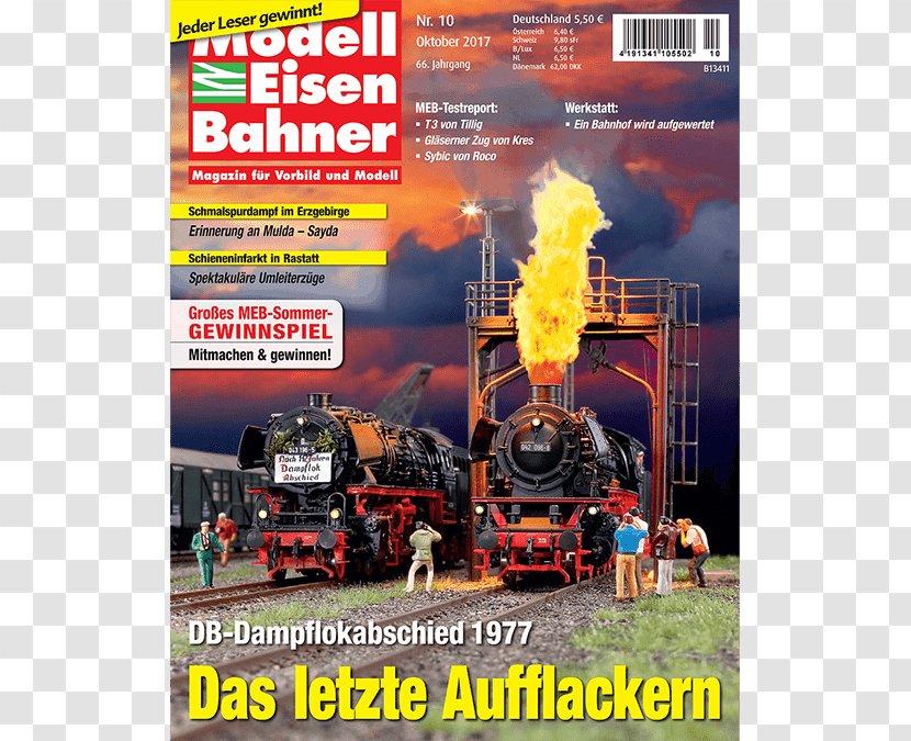 Magazine Rail Transport Railroad Der Modelleisenbahner - Meb Transparent PNG