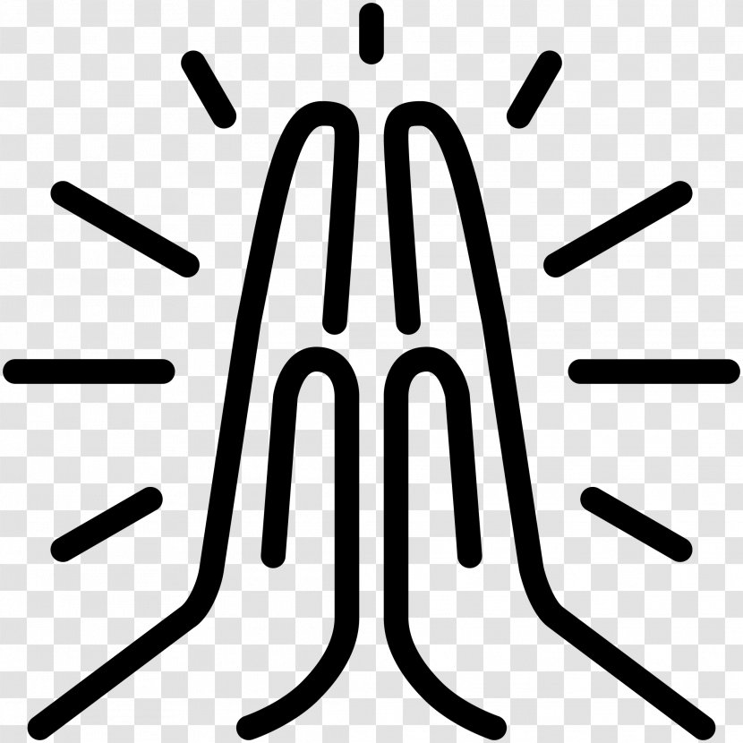 Praying Hands Text - Gesture - Symbol Logo Transparent PNG