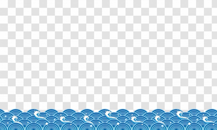 Area Pattern - Blue - Shading, The Dragon Boat Festival, Chinese Style, Blue, Classical Transparent PNG