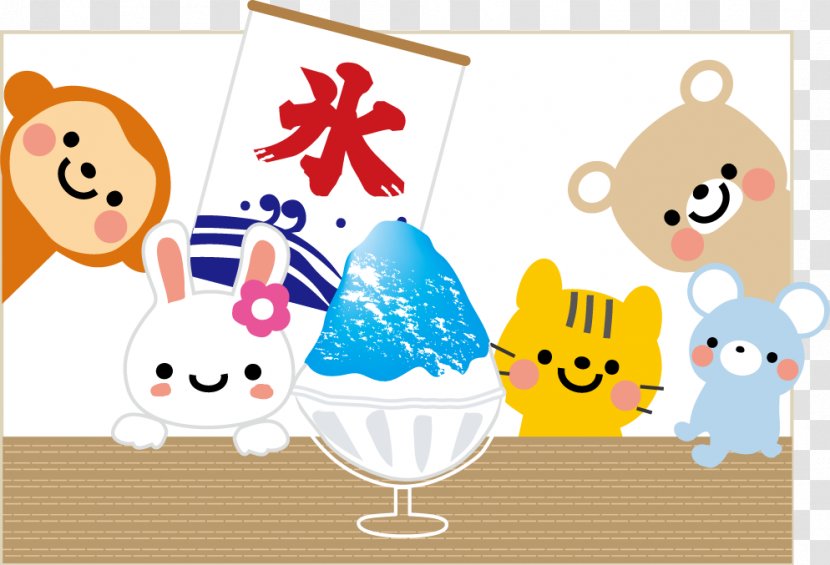Kakigōri Food Animal Clip Art - Material - Summer Element Collection，summer Transparent PNG