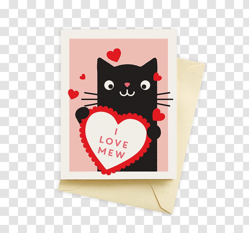 Cat Kitten Mew Meow Canvas - Anniversary Card Transparent PNG
