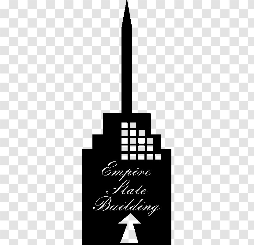 Empire State Building Sticker Monument 3D-Puzzle - Text Transparent PNG