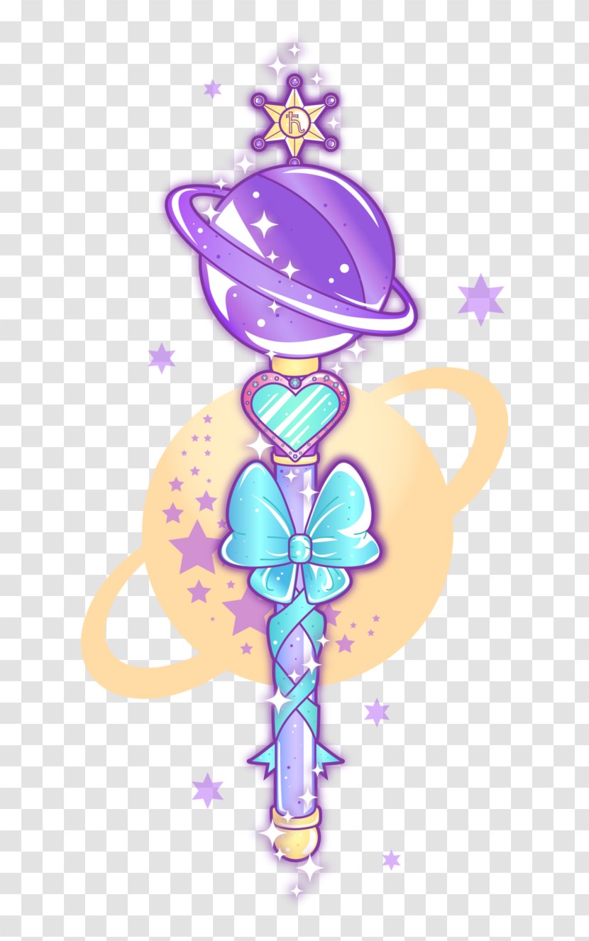 Sailor Saturn Chibiusa Neptune Jupiter Moon - Watercolor Transparent PNG