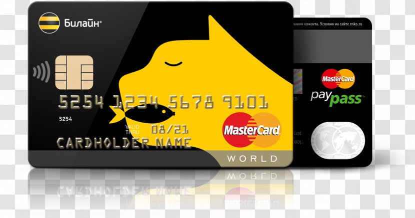 Beeline Mobile Service Provider Company MegaFon Payment Card MTS - Payorpass Inc - Credit Transparent PNG