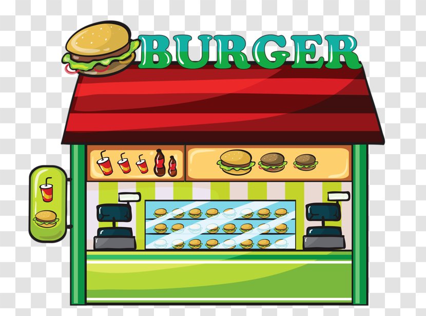Fast Food Restaurant Hamburger Clip Art - BURGER Transparent PNG