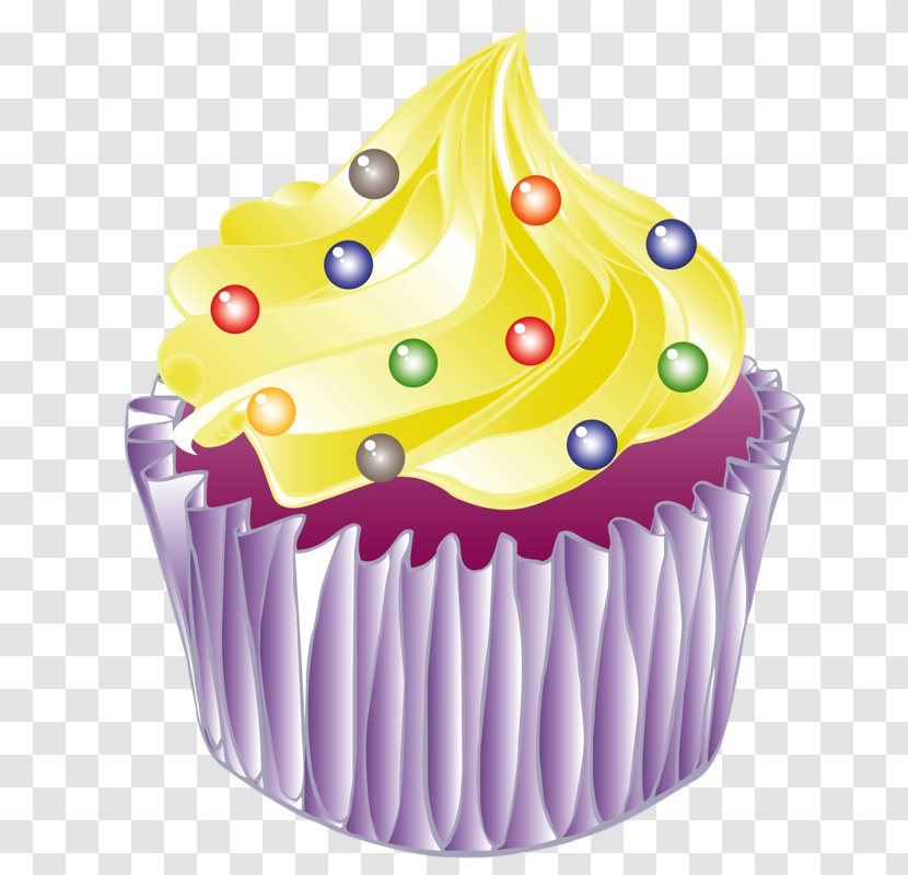 Ice Cream Cupcake Birthday Cake Muffin Buttercream - Candy Transparent PNG