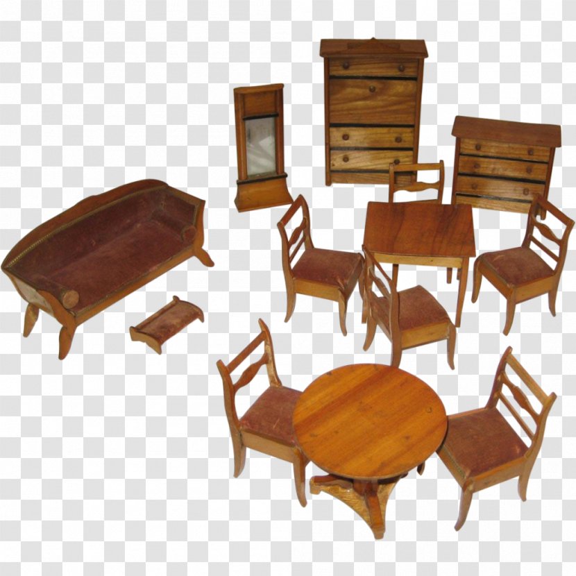 Table Dollhouse Antique Furniture Lundby Transparent PNG