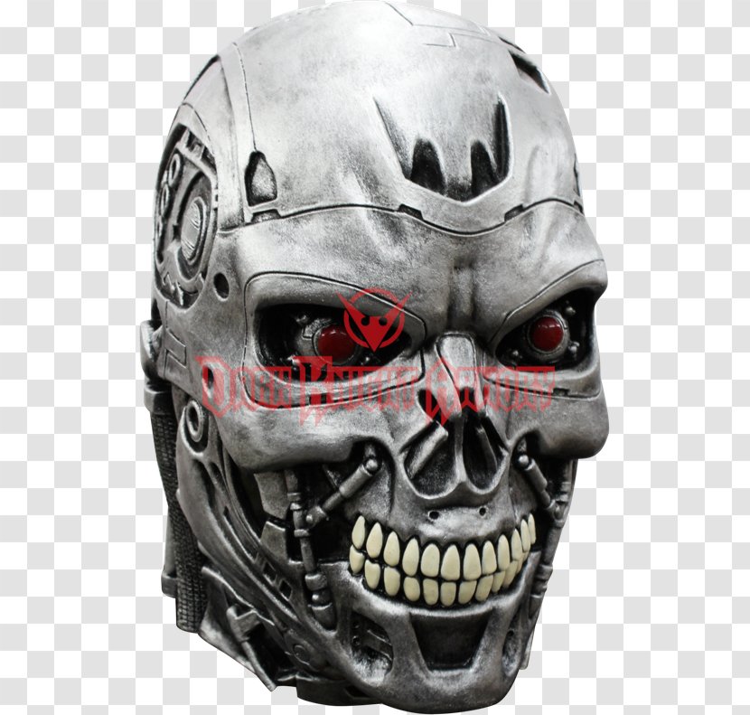 The Terminator Sarah Connor Skynet Mask - Costume Party - Cyborg Face Transparent PNG
