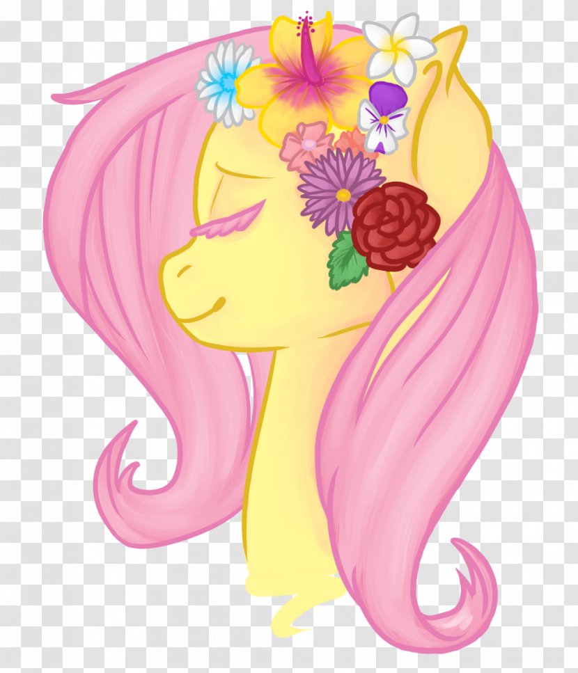 Fluttershy Rarity Pinkie Pie Flower Fan Art - Vertebrate - Crown Transparent PNG