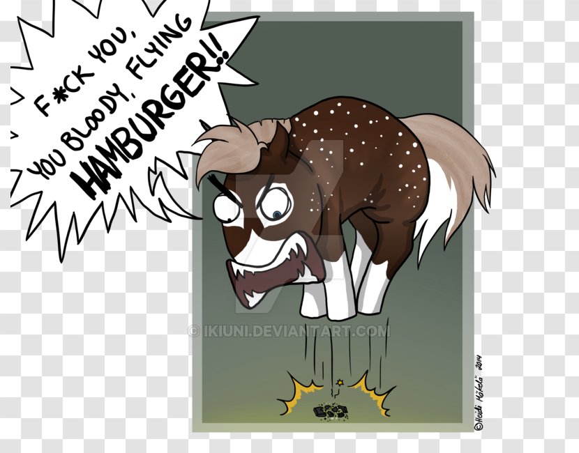 Carnivora Fiction Horse Cartoon - Like Mammal Transparent PNG