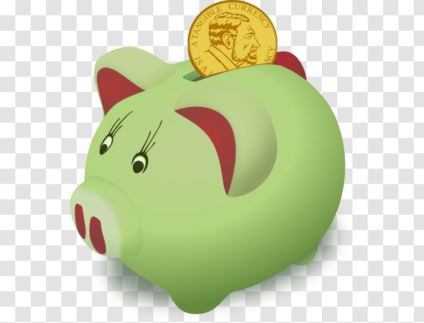 Saving Money Bank Clip Art - Cost Reduction - Piggy Image Transparent PNG