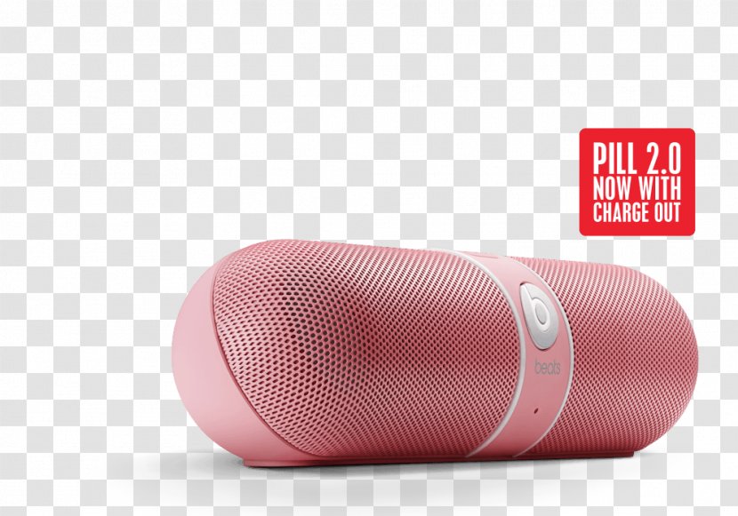 Beats Pill 2.0 Electronics Loudspeaker Artikel - Pink Transparent PNG
