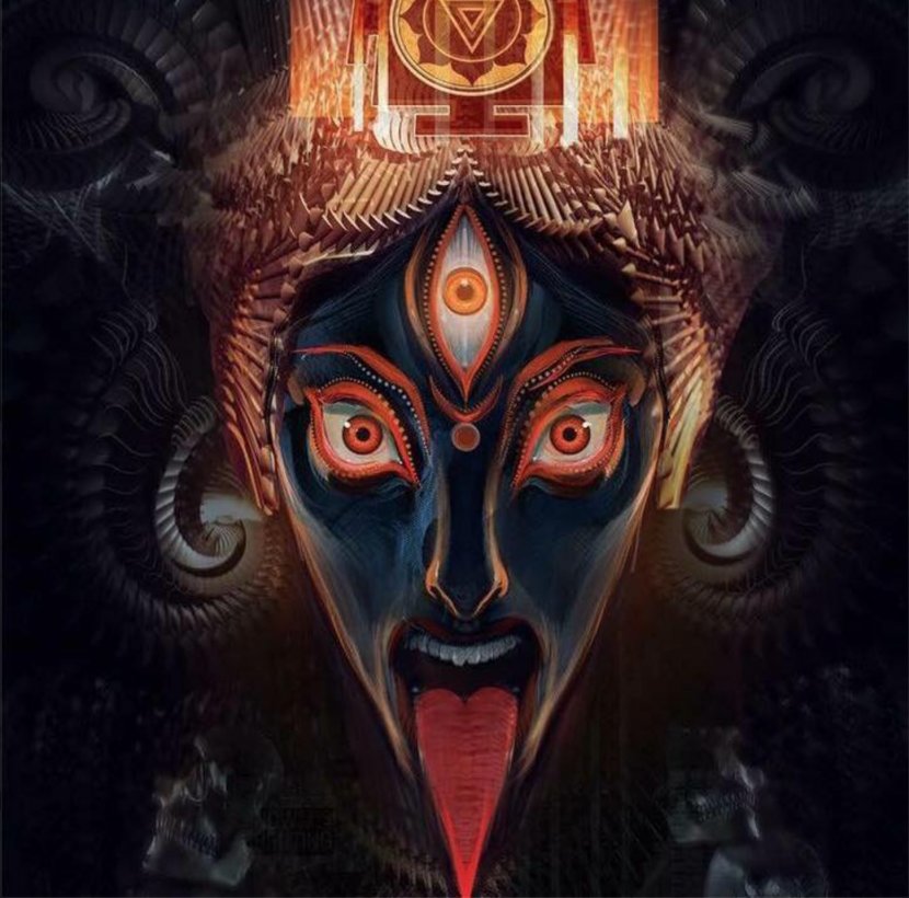 Shiva Kali Art Hinduism Goddess - Silhouette - Durga Maa Transparent PNG