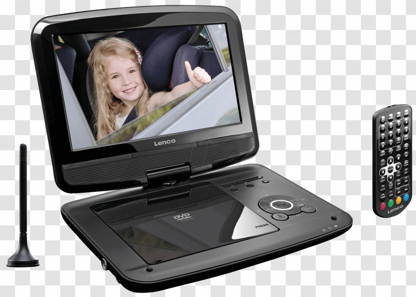 DVB-T2 Electronic Visual Display Portable DVD Player Lenco Hardware/Electronic - Heart - Dvd Transparent PNG