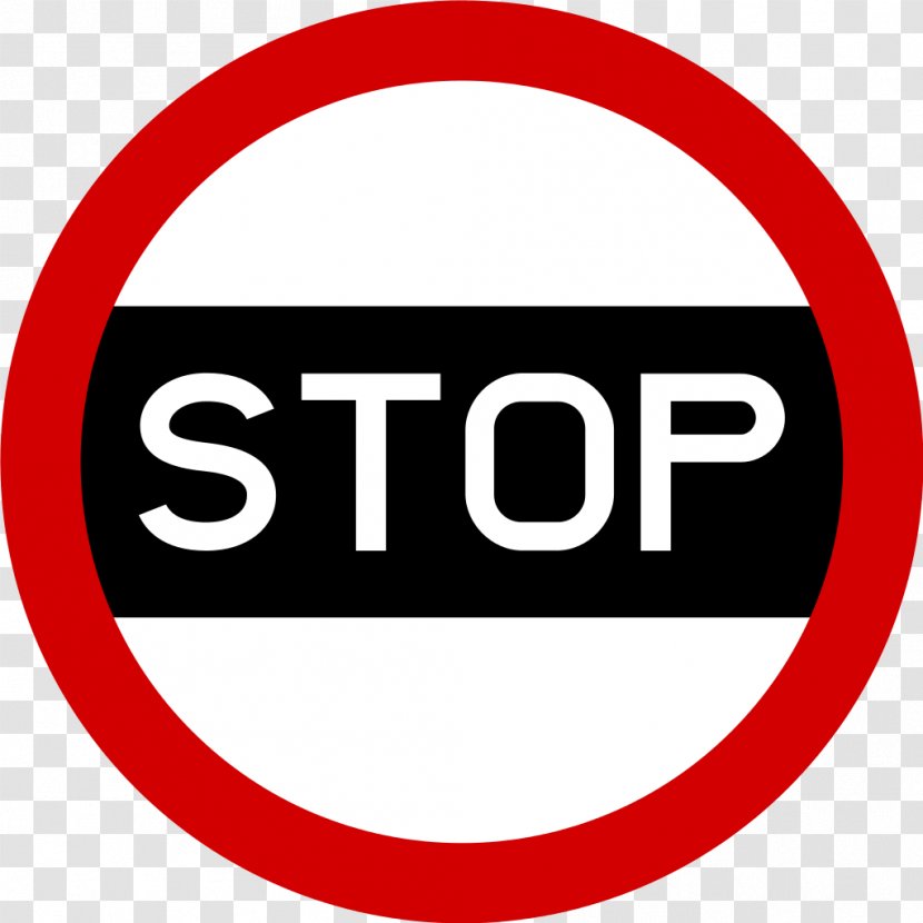 Road Signs In Zimbabwe Traffic Sign Stop Crossing Guard - Symbol Transparent PNG