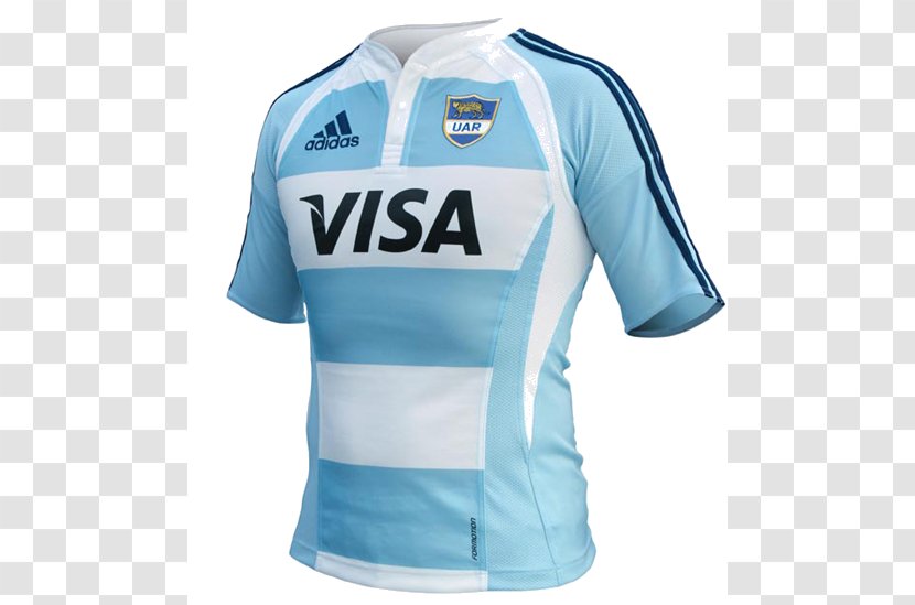 Argentina National Rugby Union Team T-shirt Sports Fan Jersey 2007 World Cup - Frame Transparent PNG