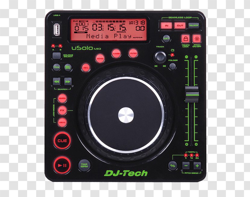 CDJ Disc Jockey DJ Controller USB - Electronic Instrument - Dj Turntable Transparent PNG