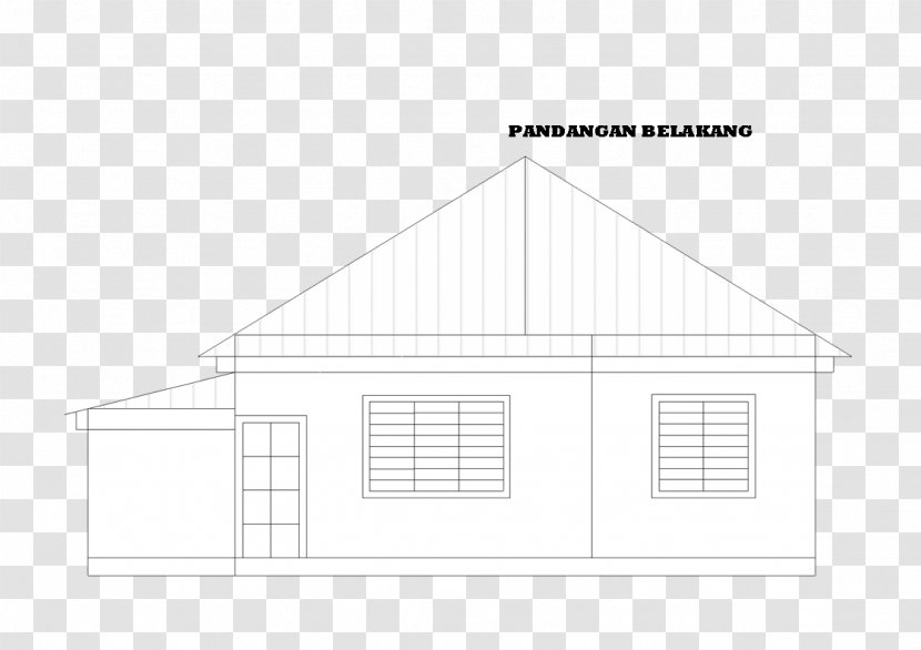 House Architecture Shed Facade Property - Home - Rumah Kampung Transparent PNG