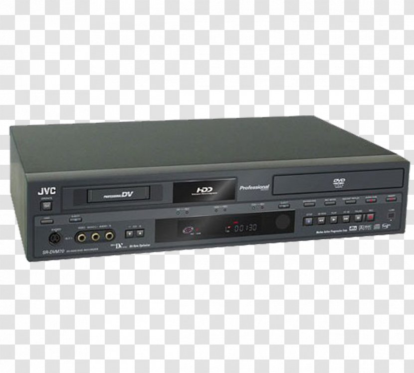 VCRs Cassette Deck Electronics Combo Television Unit JVC - Digital Video Recorders - Vcrs Transparent PNG