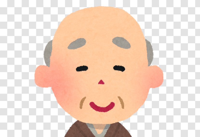 Grandfather Face Kami, Hyōgo Old Age - Cartoon - Oldman Transparent PNG