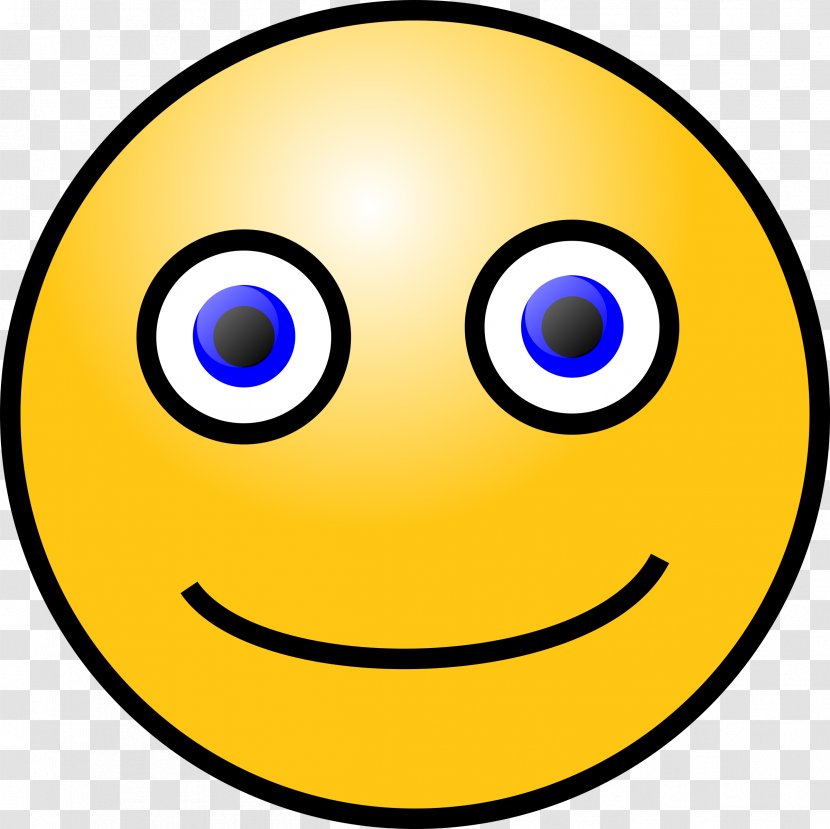 Smiley Emoticon Clip Art - Yellow Transparent PNG