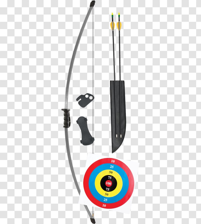 Bear Archery Crusader Bow Set And Arrow Recurve - Fred - Youth Equipment Transparent PNG