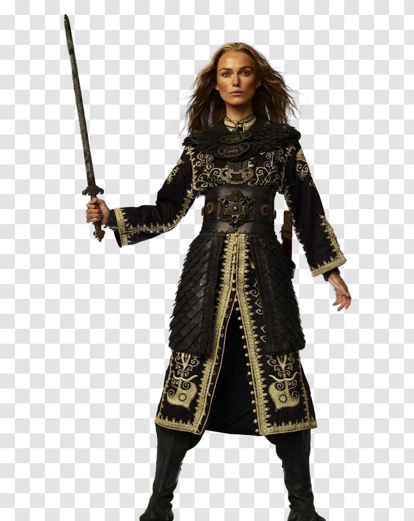 Keira Knightley Jack Sparrow Hector Barbossa Elizabeth Swann Pirates Of The Caribbean: Curse Black Pearl - Robe - Caribbean Transparent PNG