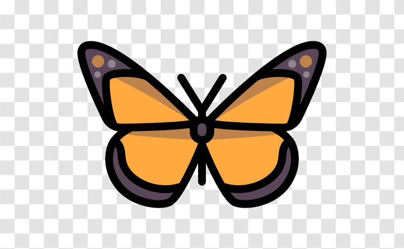 Clip Art Monarch Butterfly - Pollinator - Insect Transparent PNG
