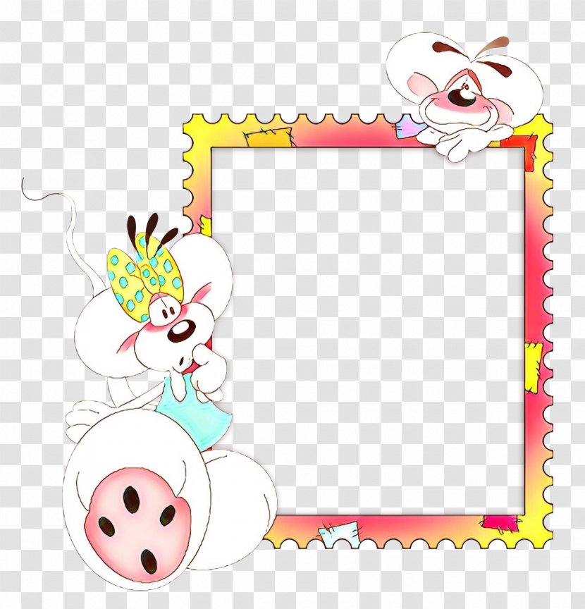 Picture Frame - Pink - Rectangle Paper Product Transparent PNG