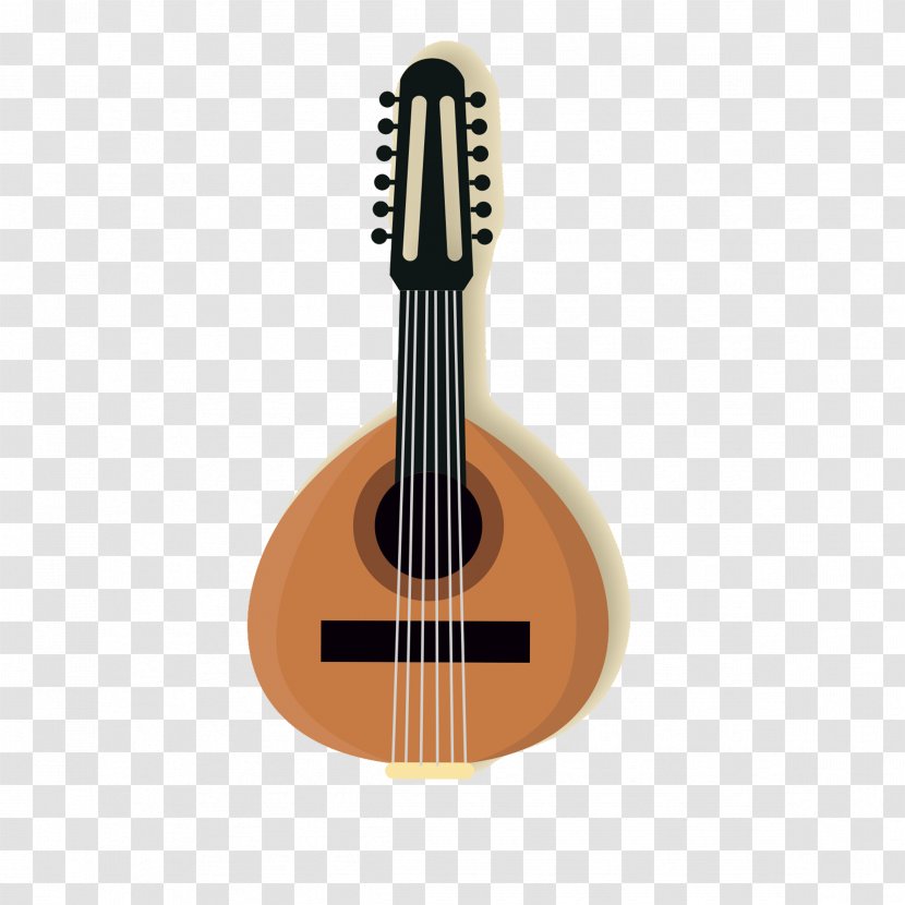 Tiple Acoustic Guitar Musical Instrument Cuatro Cavaquinho - Silhouette - Instruments Transparent PNG