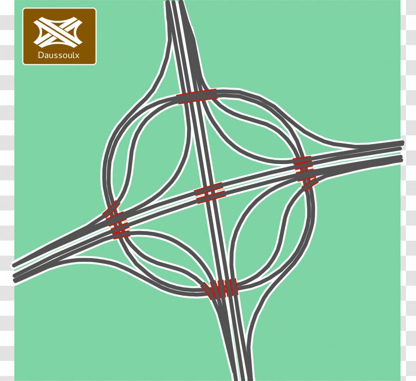Daussoulx Interchange Junction Controlled-access Highway - Organism - Road Map Transparent PNG
