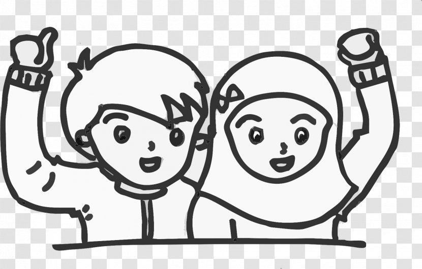 Drawing Line Art - Watercolor - Brothers And Sisters Transparent PNG