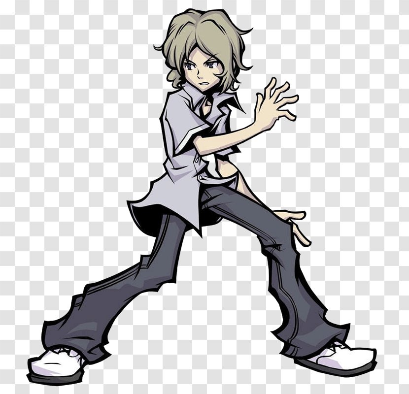 The World Ends With You Character Concept Art Model Sheet - Heart - Rhyme Transparent PNG