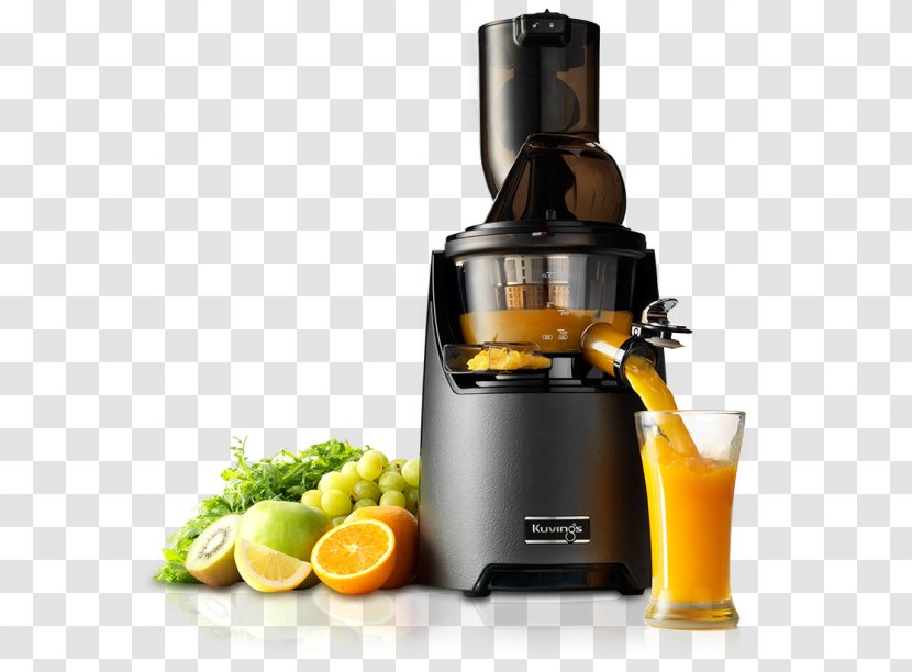 Kuvings B6000 Whole Slow Juicer Cold-pressed Juice Transparent PNG