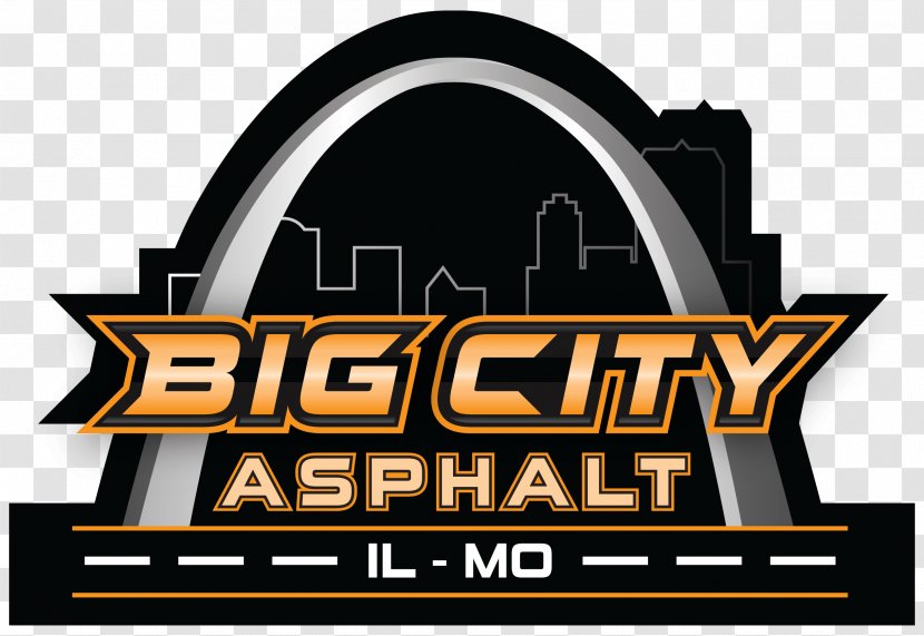 Big City Asphalt Concrete Sealcoat Logo - Pavement Transparent PNG
