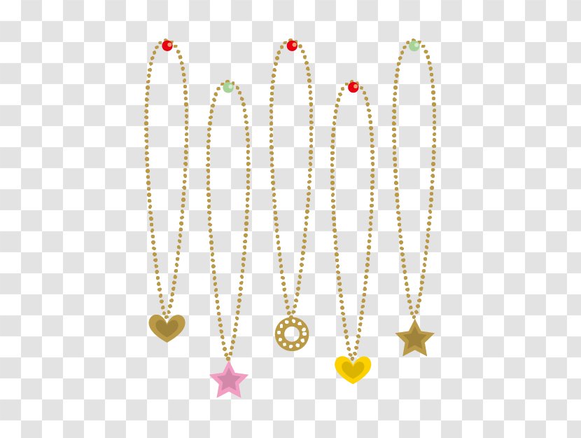 Necklace - Gratis - Body Jewelry Transparent PNG