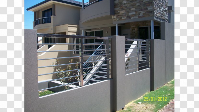 Window Facade Fence House Property - Balcony Transparent PNG