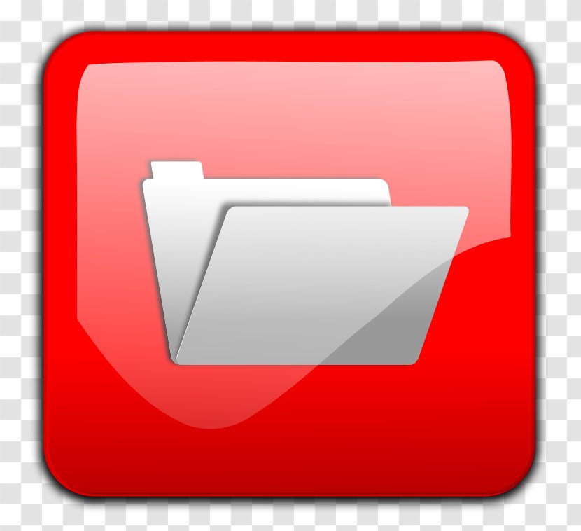 Directory Button Clip Art - Presentation Folder Transparent PNG