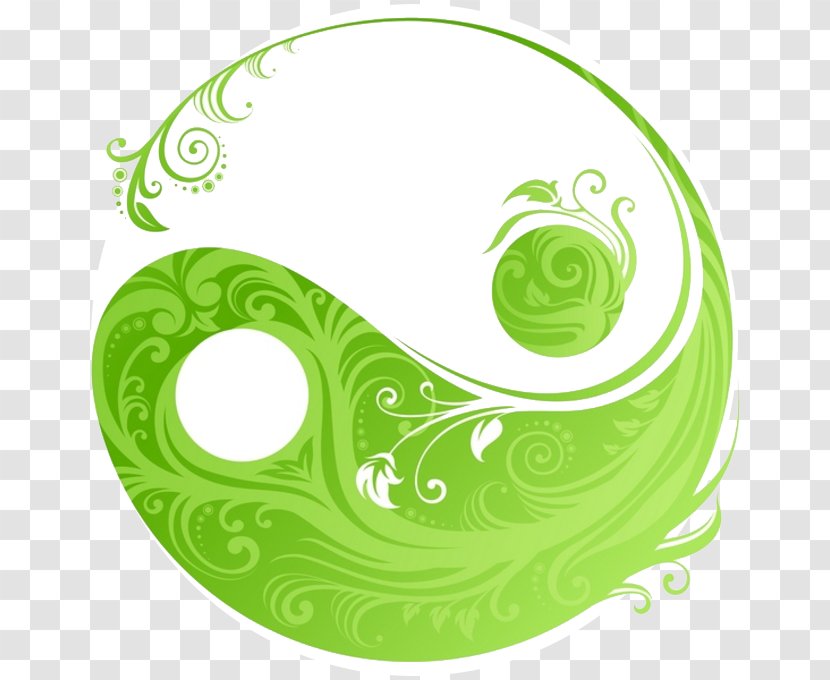 Yin And Yang Symbol - Plant Transparent PNG